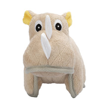 Load image into Gallery viewer, Jouet Safari Zeus pour chiens, rhinocéros beige - Boutique Le Jardin Des Animaux -jouet chienBoutique Le Jardin Des Animaux97103