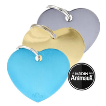 Charger l'image dans la galerie, Médaille collection basic, COEUR GRAND, couleurs variées - Boutique Le Jardin Des Animaux -médailleBoutique Le Jardin Des Animaux