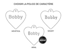 Charger l'image dans la galerie, Médaille collection basic, COEUR PETIT, couleurs variées - Boutique Le Jardin Des Animaux -médailleBoutique Le Jardin Des Animaux