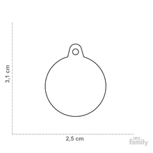 Load image into Gallery viewer, Médaille collection Charms, "THE QUEEN", MOYEN - Boutique Le Jardin Des Animaux -médailleBoutique Le Jardin Des AnimauxCH17MQUEEN