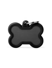 Charger l'image dans la galerie, Médaille collection Hushtag , OS ALUMINIUM NOIR, CONTOUR NOIR - Boutique Le Jardin Des Animaux -médailleBoutique Le Jardin Des AnimauxHTA01BLACK