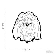 Charger l'image dans la galerie, Médaille pour chien collection Friends, SHIH TZU, Couleurs variées - Boutique Le Jardin Des Animaux -médailleBoutique Le Jardin Des AnimauxMF16GREY