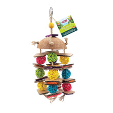 Charger l'image dans la galerie, Noix de coco avec balles en osier Tropical Trove Living World pour oiseaux - Boutique Le Jardin Des Animaux -Accessoire pour oiseauxBoutique Le Jardin Des Animaux81240