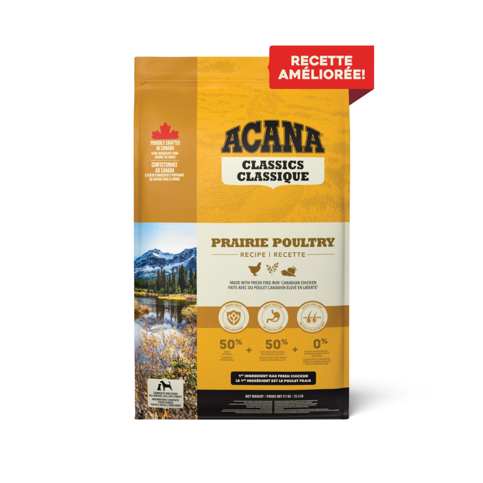 ACANA Chien Recette Classique Prairie Poultry