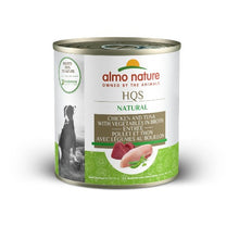 Charger l&#39;image dans la galerie, Almo Nature HQS Natural chien - Entrée de poulet et thon avec légumes au bouillon
