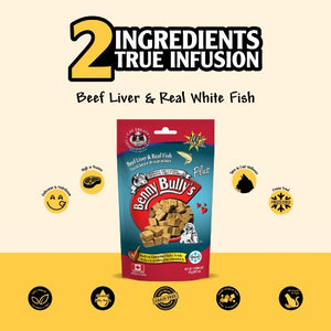 Benny Bully's Gâteries pour chat - Foie boeuf & poisson 25 gr