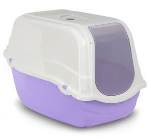 Bergamo Bac à litière avec dôme Roméo, Lilas