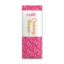 Load image into Gallery viewer, Bisque Catit Creamy au thon et crabe - Paquet de 4 x 40 gr

