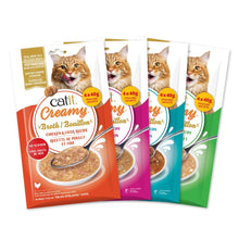 Load image into Gallery viewer, Bouillon Catit Creamy au poulet et foie - Paquet de 4 x 40 gr
