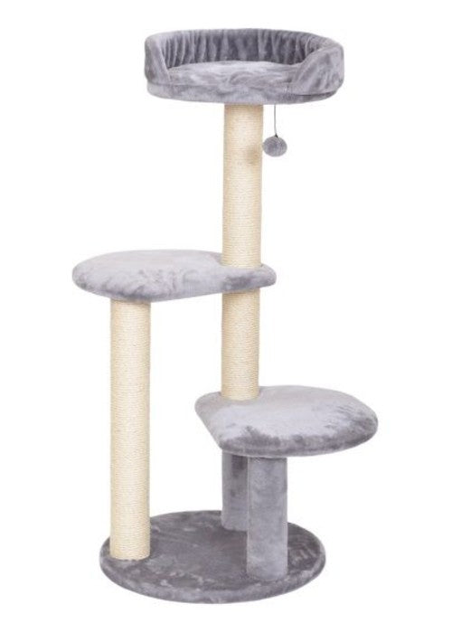 Bud'z Arbre à chat - Classique - Fuji à 3 niveaux - Gris