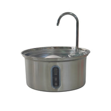 Charger l'image dans la galerie, Bud'z Fontaine Aquabüdz pour animaux domestiques - 3.2 Litres - Acier inoxydable
