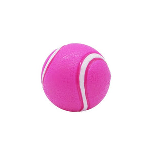 Bud'z Jouet en caoutchouc pour chien - L'incontournable balle de tennis - Rose