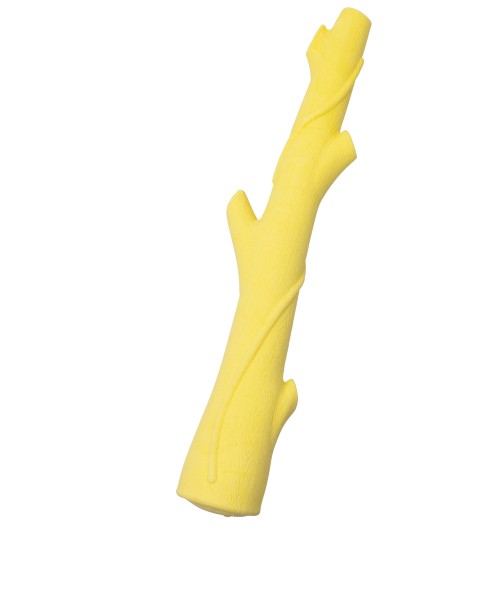 Bud'z Jouet en caoutchouc pour chien - Branche de mousse - Jaune