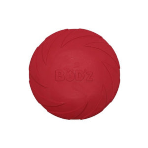 Bud'z Jouet en caoutchouc pour chien - Disque volant - Rouge