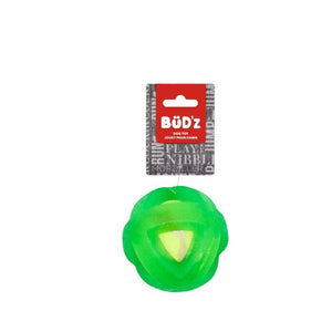 Bud'z Jouet pour chien - Avec balle de tennis insérée - Vert