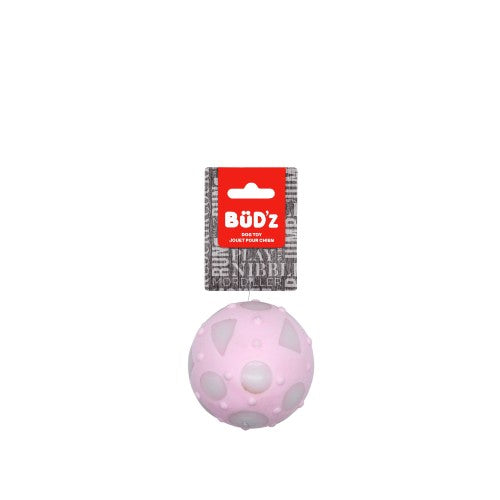 Bud'z Jouet pour chien - Balle pleine - Grande - Rose
