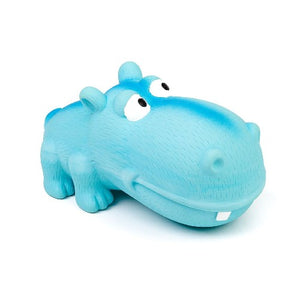 Bud'z Jouet en latex avec "Squeaker" - Chien à gros museau - Bleu