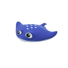 Charger l&#39;image dans la galerie, Bud&#39;z Jouet en latex avec &quot;Squeaker&quot; - Raie - Bleue
