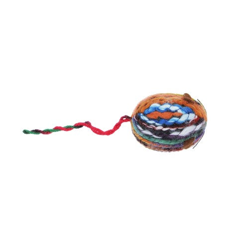 Bud'z Jouet pour chat avec herbe à chat - Souris en laine - Multicolore