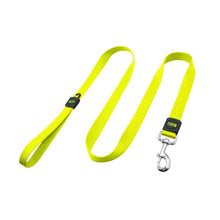 Load image into Gallery viewer, Bud'z Laisse en nylon pour chien - Jaune néon
