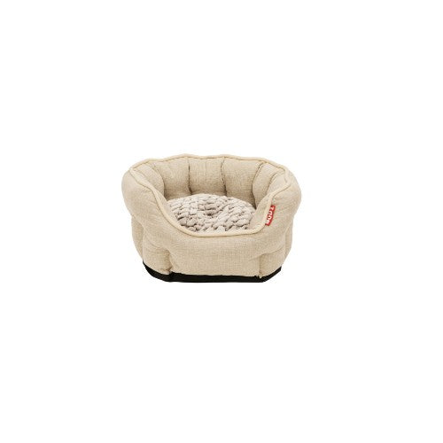 Bud'z Lit Rond à rebords élevés - Deluxe - Crème