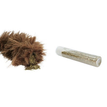 Charger l&#39;image dans la galerie, Bud&#39;z Jouet avec tube d&#39;herbe à chat - Souris à queue soyeuse - Liège
