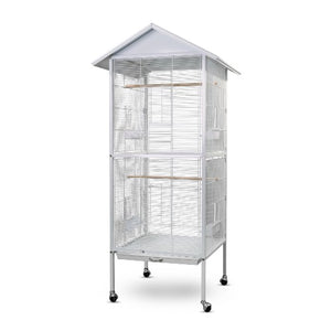 Cage Sequoia sur roulette pour perruches / pinsons / serins