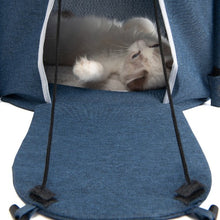 Charger l&#39;image dans la galerie, Château Vesper, bleu, Diam. 48 cm (19 po) x H. 83 cm (33 po)
