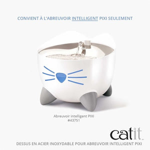 Dessus en acier inoxydable pour abreuvoir intelligent PIXI