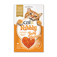 Charger l'image dans la galerie, Catit Nibbly charquis tendres pour chat au poulet - 30 gr
