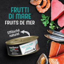 Charger l&#39;image dans la galerie, Conserve pour chat Nutrience Trattoria 70 gr - Effiloché aux fruits de mer
