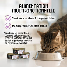Charger l&#39;image dans la galerie, Conserve pour chat Nutrience Trattoria 70 gr - Effiloché aux thon avec palourdes
