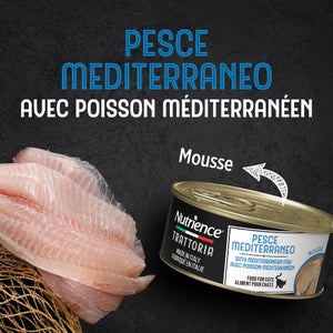 Conserve pour chat Nutrience Trattoria 85 gr - Mousse aux poisson