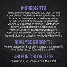 Charger l&#39;image dans la galerie, Conserve pour chien Nutrience Trattoria 400 gr - Pâté à l&#39;agneau avec pommes de terre

