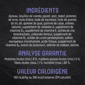 Conserve pour chien Nutrience Trattoria 400 gr - Pâté à l'agneau avec pommes de terre