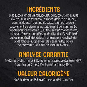 Conserve pour chien Nutrience Trattoria 400 gr - Pâté à la dinde avec orge