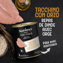 Charger l&#39;image dans la galerie, Conserve pour chien Nutrience Trattoria 400 gr - Pâté à la dinde avec orge
