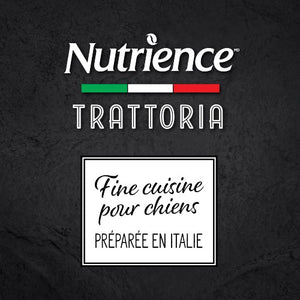Conserve pour chien Nutrience Trattoria 400 gr - Pâté à la dinde avec orge