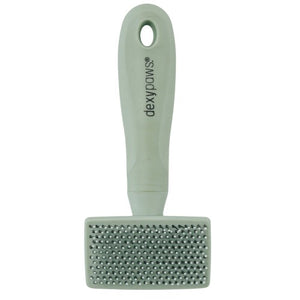 Dexypaws Brosse démêlante douce à pointes de plastique (Slicker)