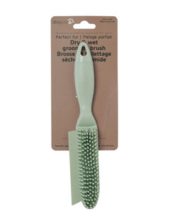 Dexypaws Brosse de toilettage "Sèche et humide" en caoutchouc