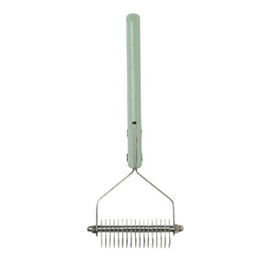 Dexypaws Brosse métallique double face - Râteau pour sous-poil
