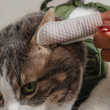 Charger l&#39;image dans la galerie, Dexypaws Lingettes doigt pour chat - Soins des yeux, oreilles &amp; nez - Sans parfum
