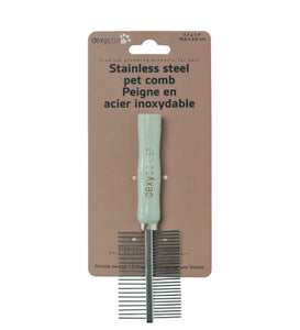 Dexypaws Peigne démêloir double face en acier inoxydable