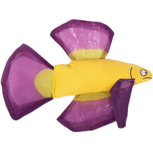 Charger l&#39;image dans la galerie, Ducky World Jouet d&#39;herbe à chat YEOWWW! - Poisson Betta - Mauve
