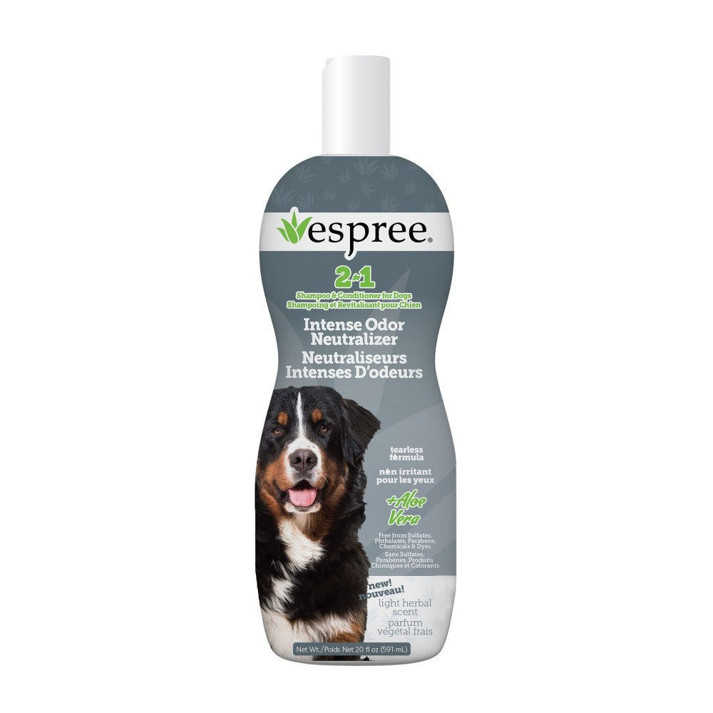 Espree Shampoing et revitalisant 2 en 1 pour chien - Neutralisant d'odeurs - Parfum végétal 591 ml
