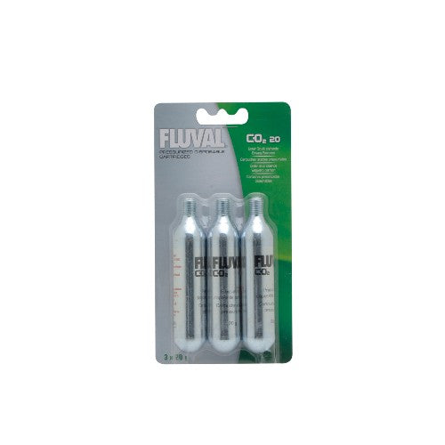 Cartouches jetables de CO2 pressurisé Fluval, 20 g, paquet de 3