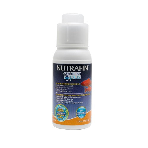 Traitement de l’eau du robinet Goldfish Plus Nutrafin pour poissons rouges, 120 ml (4 oz liq.)