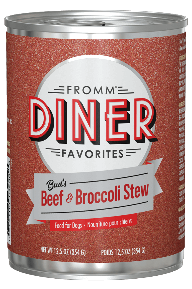 Conserve pour chien FROMM DINER - RAGOÛT DE BOEUF ET BROCOLI