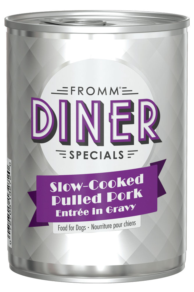 Conserve pour chien FROMM DINER - PORC EFFILOCHÉ