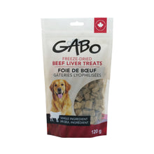 Charger l'image dans la galerie, Gabo Gâteries lyophilisées pour chien - Foie de boeuf - Sac de 120 gr

